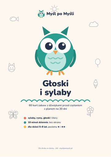 Myśl po Myśli: Głoski i sylaby (PDF do druku)