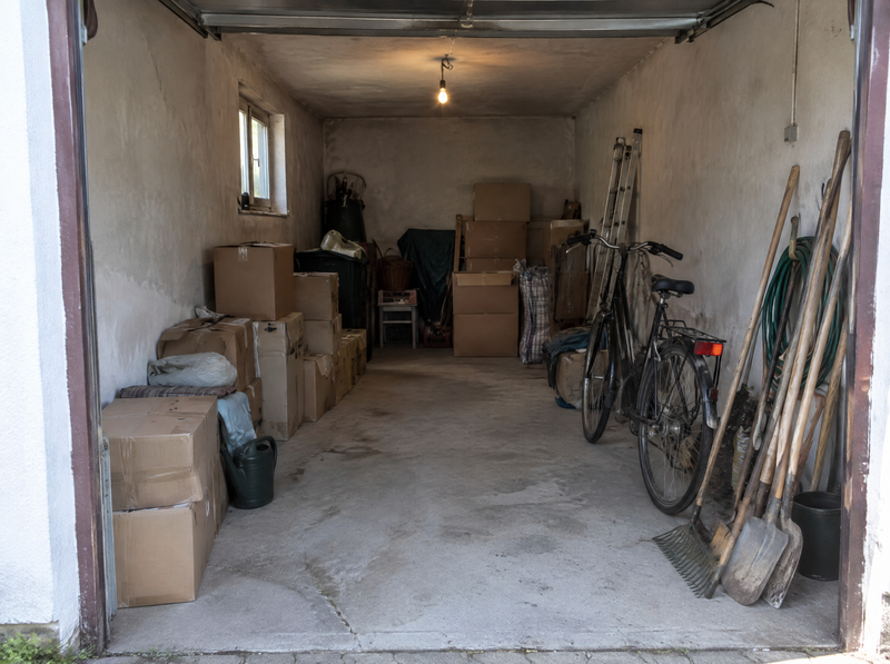 Garage voller Kartons